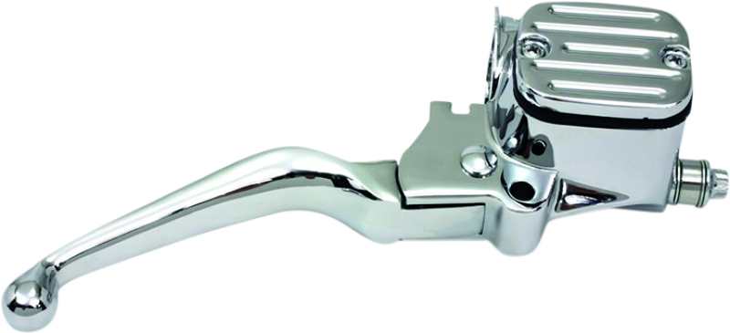 Bikers Choice Chrome 96-07 FL 96-10 ST Dyna 96-03 XL 9/16 Bore Chopped Handlebar Master Cylinder