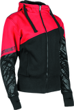 Speed and Strength Cat Outa Hell Hoody Red/Black Womens -3XL