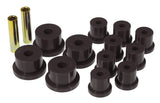 Prothane 64-73 Ford Mustang Rear Spring & 1/2in Shackle Bushings - Black