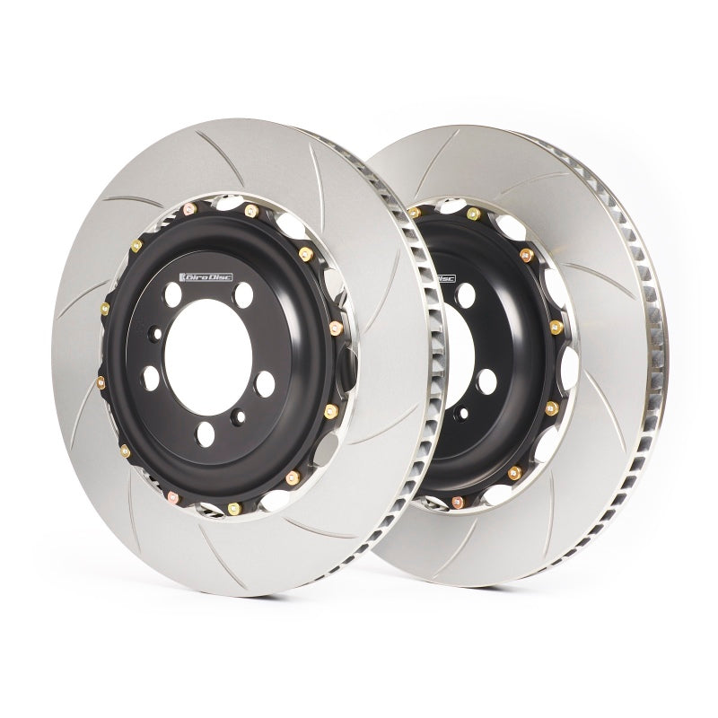 GiroDisc 02-04 Audi RS6 (C5) 380mm Slotted Front Rotors (w/Spacers)