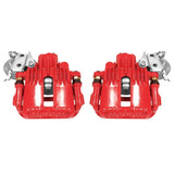 Power Stop 93-97 Chevrolet Camaro Rear Red Calipers w/Brackets - Pair