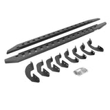 Go Rhino 2022 Toyota Tundra Crew Max RB20 Slim Running Board + Brackets - Bedliner Coating