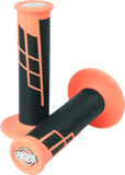 ProTaper Clamp-On 1/2 Waffle Grip - Neon Orange/Black