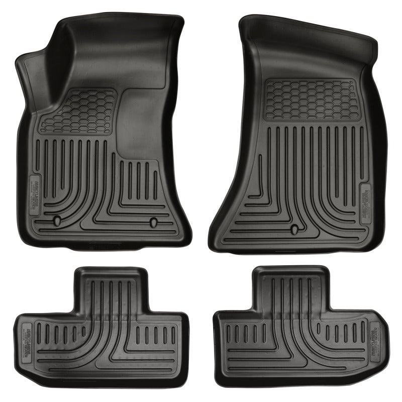 Husky Liners 11-12 Dodge Challenger WeatherBeater Combo Black Floor Liners