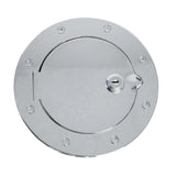 Rugged Ridge 07-18 Jeep Wrangler JK Stainless Steel Locking Gas Cap Door