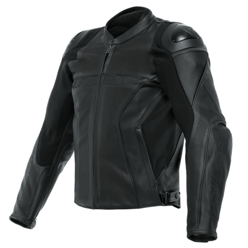 Dainese Racing 4 Leather Jacket Perforated Black/Black/Black Size - 54