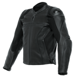 Dainese Racing 4 Leather Jacket Perforated Black/Black/Black Size - 54