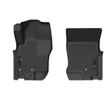 Husky Liners 08-21 Nissan Frontier Crew Cab WeatherBeater Front Row Black Floor Liners