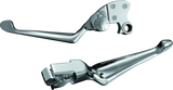 Kuryakyn Boss Blades With Adjustable Clutch 96-Up Cable Chrome