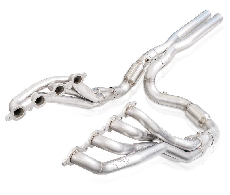 Stainless Works 2019+ Chevrolet Silverado 5.3/6.2 Catted Headers 1-7/8in Primaries 3in Leads X-Pipe