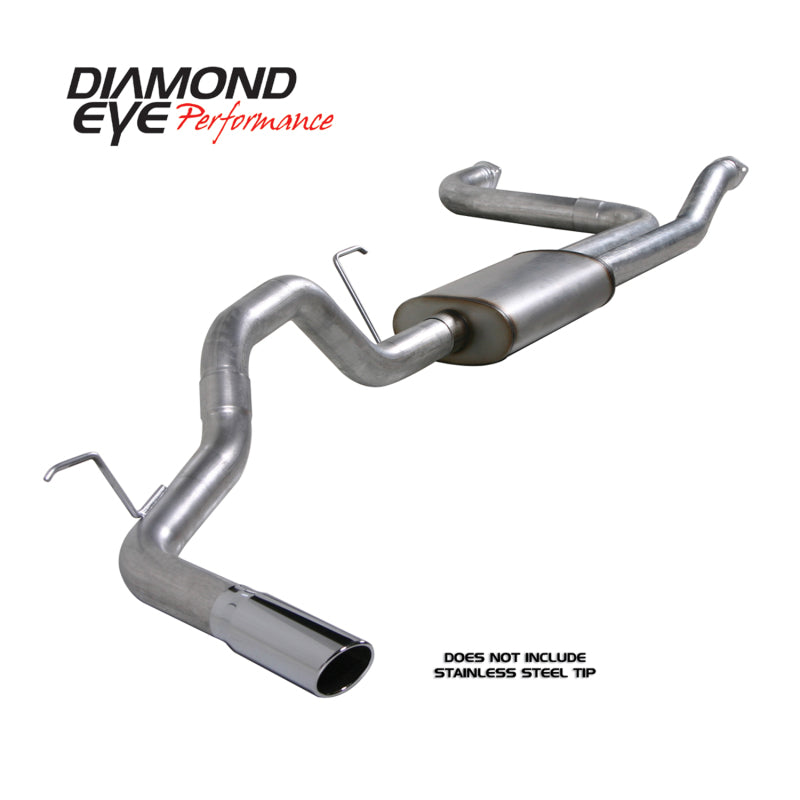 Diamond Eye KIT 3-1/2in CB SGL GAS AL NISSAN TITAN 5.6L 07-10