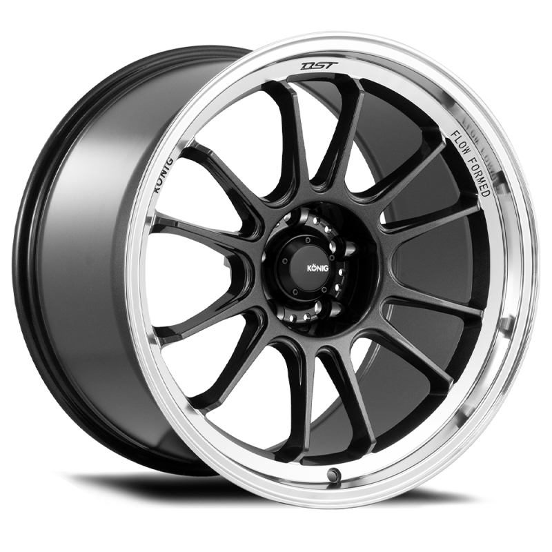 Konig Hypergram 17x9 5x114.3 ET40 Metallic Carbon w/ Machined Lip