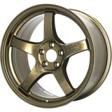 Gram Lights 57DR 18x9.5 +38 5-100 Almite Gold Wheel