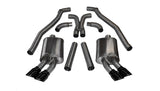 Corsa 2012-2015 Chevrolet Camaro Coupe ZL1 6.2L V8 Black Sport Cat-Back + XO Exhaust