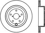 StopTech 08+ Subaru STI (Will Not Fit 05-07) Slotted & Drilled Sport Brake Rotor