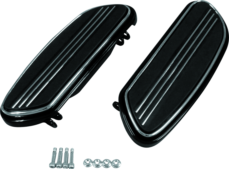 Bikers Choice 86-20 Touring 86-17 FLST 12-16 FLD Black Floorboard Kit Replaces H-D 50631-04 Pr