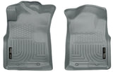 Husky Liners 05-15 Toyota Tacoma Crew/Extended/Standard Cab WeatherBeater Front Grey Floor Liners