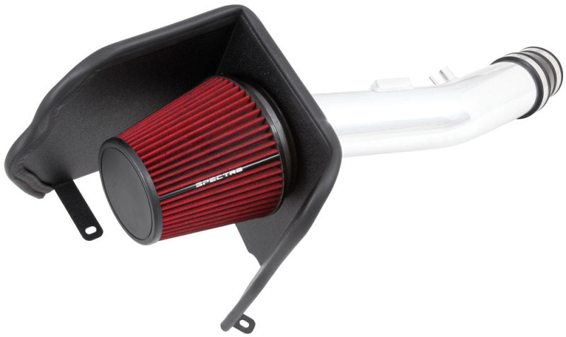 Spectre 10-18 Toyota FJ 10-15 4Runner V6-4.0L F/I Air Intake Kit - Polished w/Red Filter