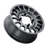 Method MR407 Bead Grip 15x6 / 5+1/51mm Offset / 5x4.5 / 77mm CB Matte Black Wheel