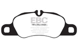 EBC 12-16 Porsche Boxster 2.7L (Cast Iron Rotors Only) Bluestuff Front Brake Pads