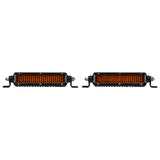 Rigid Industries SR-Series SAE 6in. w/ Amber PRO Lens (Pair)