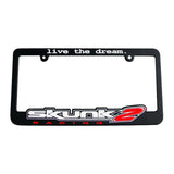 Skunk2 Live The Dream License Plate Frame