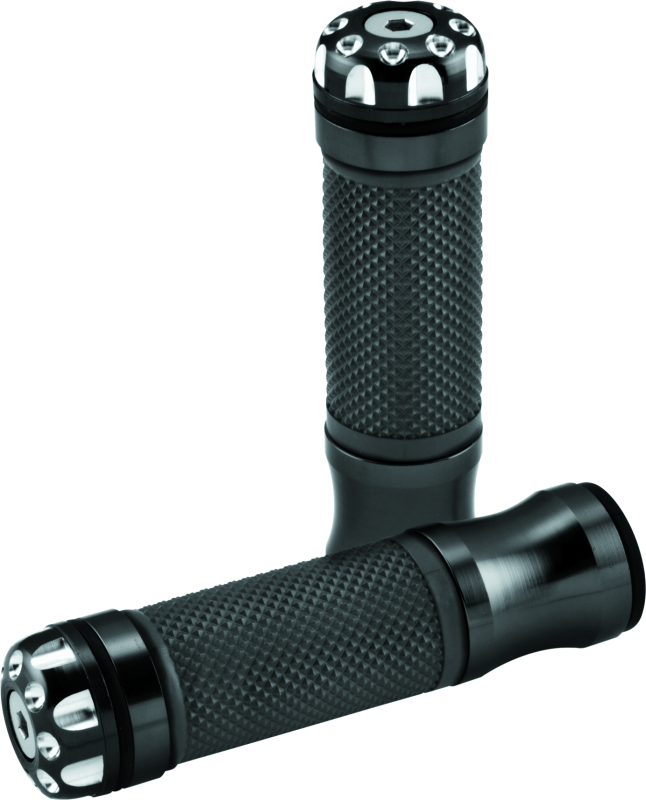 BikeMaster Grips 135mm Revolver Barend Grips - Black