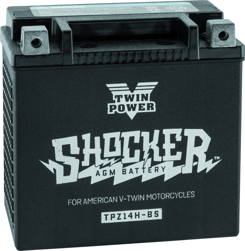 Twin Power YTX-14 Shocker Battery Replaces H-D 65948-00 220 CCA