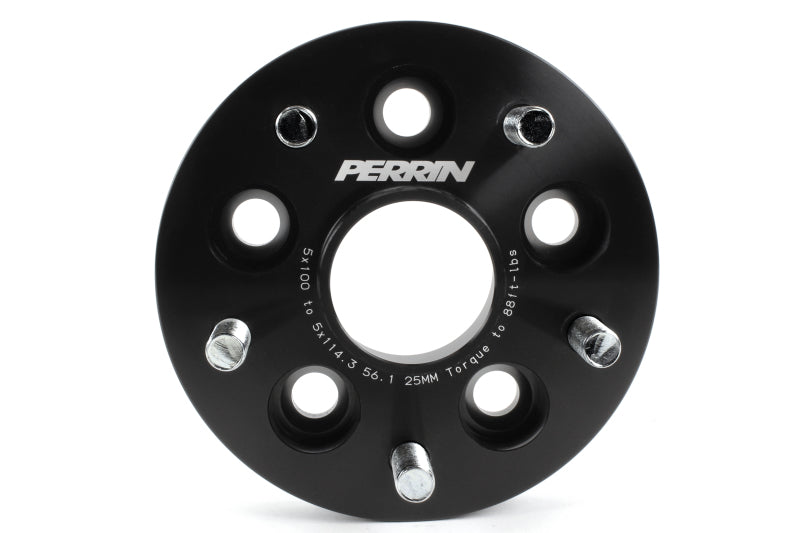 PERRIN Wheel Adapter 25mm Bolt-On Type 5x100 to 5x114.3 w/ 56mm Hub (Set of 2)