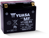 Yuasa YT12B-BS Maintenance Free 12-Volt AGM Battery w/Bottle