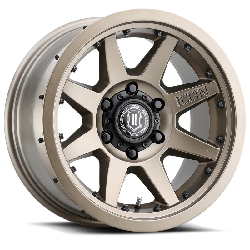 ICON Rebound Pro 17x8.5 5x5 -6mm Offset 4.5in BS 71.5mm Bore Bronze Wheel