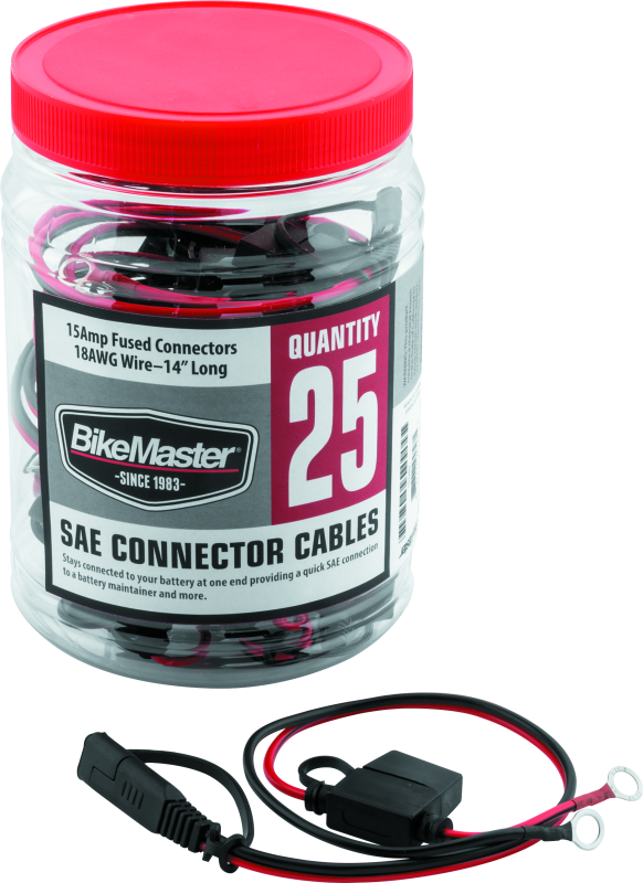 BikeMaster Sae Wire w/Fuse - 25Piece Tub