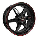 Race Star 93 Truck Star 17x9.50 6x5.50bc 6.125bs Gloss Black Wheel