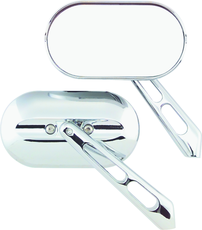 Kuryakyn Magnum Mirrors Small Flat Glass Chrome