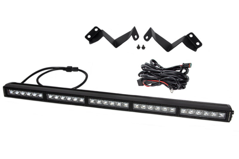 Diode Dynamics 16-21 Toyota Tacoma SS30 Stealth Lightbar Kit - White Driving