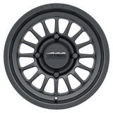 Method MR411 Bead Grip 15x7 / 4+3/13mm Offset / 4x136 / 106.25mm CB Matte Black Wheel