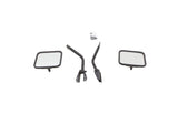 Rampage 1955-1983 Jeep CJ5 Side Mirrors - Black