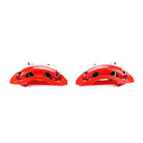 Power Stop 00-02 Dodge Ram 2500 Front Red Calipers w/Brackets - Pair