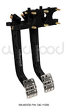 Wilwood Adjustable Dual Pedal - Brake / Clutch - Rev. Swing Mount - 6.25:1