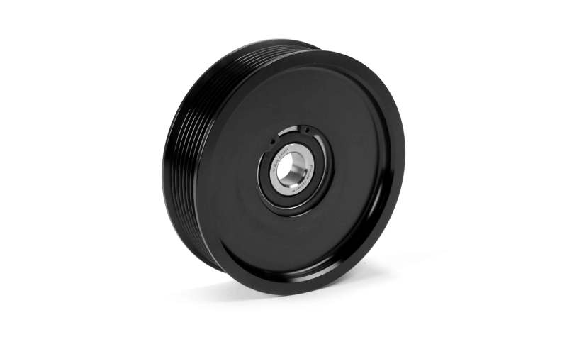 Fleece Performance 03-18 Dodge 2500/3500 Cummins Upper Fan Pulley Idler (Black Contrast)