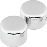 Bikers Choice 72-99 FL FLT FXWG Softail 88-94 Chrome Front Axle Cap Set