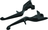 Kuryakyn Trigger Lever Set 08-13 Touring Cable Gloss Black
