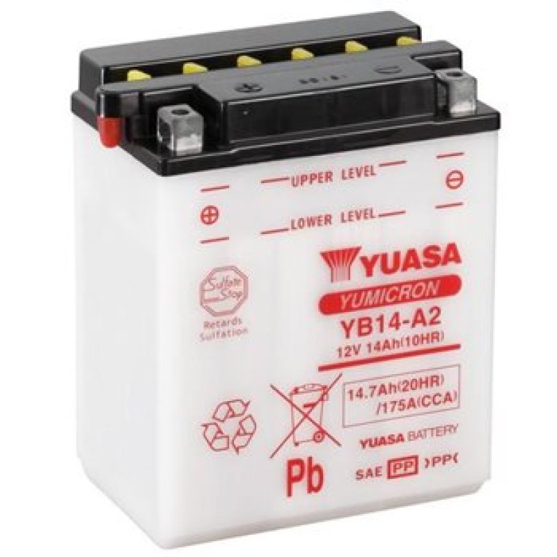 Yuasa YB14L-A2 Yumicron CX 12-Volt Battery