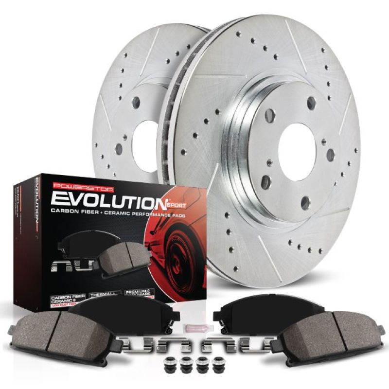 Power Stop 2019 Lexus ES350 Rear Z23 Evolution Sport Brake Kit