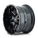 ION Type 141 17x9 / 6x135 BP / 18mm Offset / 106mm Hub Gloss Black Milled Wheel