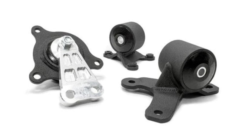 Innovative 02-05 Civic K-Series Black Steel Mounts 95A Bushings (Not K24 Trans)