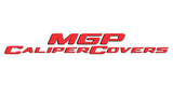 MGP 4 Caliper Covers Engraved Front & Rear Gen 5/Camaro Red finish silver ch