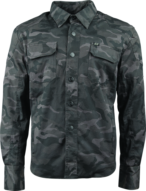 Speed and Strength Call to Arms Moto Shirt Camouflage - Medium