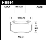 Hawk 2018 Subaru WRX STI HPS 5.0 Rear Brake Pads