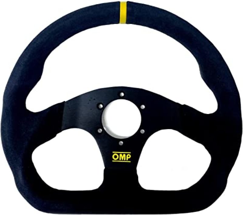 OMP Superquadro Steering Wheel - Small Spokes - Suede (Black)